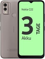 Nokia C22 Handy Mobiltelefon  2+64GB Grau sand Dual Sim
