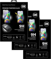 cofi1453 3X Panzer Schutz Glas 9H Tempered Glass Display Schutz Folie Display Glas Screen Protector kompatibel mit Samsung Galaxy M21 (M215F)