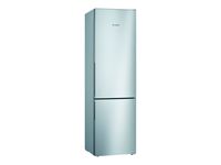 Bosch KGV39VLEA Stand Kühl-Gefrierkombination, 60cm breit, 343l, LowFrost, VitaFresh, BigBox, Edelstahl-Look