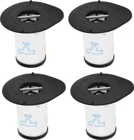 Filter Ersatzteile Zubehör Set für Rowenta Air Force 460 und Air Force Flex 560 Staubsauger RH92xx RH94xx Ersatzfilter, Ersetzt ZR009002 (4 Stück)