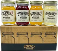 O´Donnell Moonshine Winter-Set Miniaturen 4x0,05l Harte Nuss, Bratapfel, Wilde Beere, Toffee
