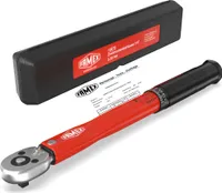 FAMEX 10878 Profi Drehmomentschlüssel 1/4 Zoll (6,3 mm), ±3%, 5-30 Nm - Rechts- und Linksmessung, mit Adapter