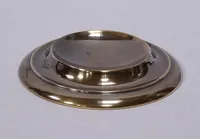 Globus Sockel Globusfuß aus Messing bronziert für 14 cm. Globus Kugel