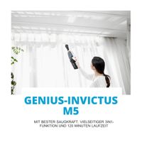 Genius Invictus M5 12 Teile Akkustaubsauger 3in1 Staubsauger klappbar; A28056