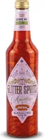 Glitter Spritz Alkoholfrei 0,7L - Aperitivo Glitzer Aperitivo mit Bitter Orange, Rhabarber & Kräutern Aperitif für Italian Spritz & besondere Anlässe
