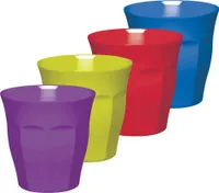 Colourworks Zestaw 4 kubków z melaminy