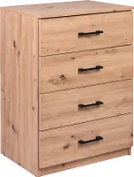 Komoda Rodan Komoda Malá | Š/V/H 60x40x80 cm | Artisan dub | 4 zásuvky | Škandinávsky dizajn