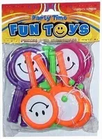 Henbrandt - Schellentrommel Partygeschenke 12er-Pack SG32207 (Einheitsgröße) (Bunt)