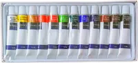 12 tub OLEJOVÉ BARVY 12ml každá sada Malování Barvy Olejová barva Umělec Barva Olejová barva Malování 59