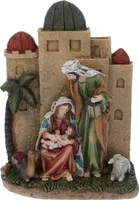 H&S Decoration Vánoční postýlka 21 cm stojící dekorace figurka Vánoční dekorace