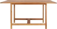 vidaXL Stół ogrodowy 150 x 150 x 76 cm z litego drewna tekowego