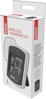 EMOS Drahtloses Digitales Aussen- und Innen- Thermometer mit Außensensor, batteriebetrieben
