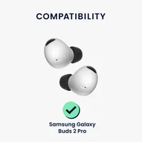 kwmobile 6x Ersatz In Ear Kopfhörer kompatibel mit Samsung Galaxy Buds 2 Pro - 3 Größen - Polster Ohrstöpsel In-Ear Ohrhörer - Pastelllila