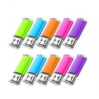 10x 8GB USB 2.0 Stick Flash USB Drive Kompakt USB Flashdrive Speicherstick Memorystick Farbe: Mehrfarbig