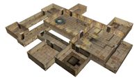 Tenfold Dungeon - The Temple Tabletop-Terrain Spielfeld