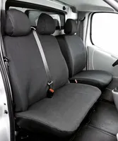 Passform Sitzbezug aus Stoff kompatibel mit VW T6, Doppelbank