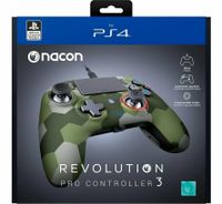 NACON Revolution Pro Controller 3, Gamepad, PC, PlayStation 4, Verkabelt, USB 3.2 Gen 1 (3.1 Gen 1), Camouflage, 3 m