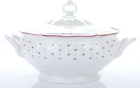 Polievková misa s pokrievkou, český porcelán, Verona, 2,5 l, Franceska, G. Benedikt