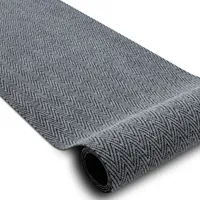Wycieraczka antypoślizgowa 200 cm MAGNUS 2954 Zygzak zewnętrzna, wewnętrzna, na gumie -  szary 200x180 cm