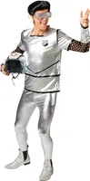 Space Man T-Shirt Sci-Fi Raumfahrt Weltraum Karneval Fasching Kostüm 54/56