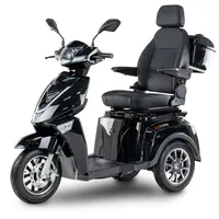Elektrický skútr pro seniory BILI BIKE SHINO G4 GEL s homologací, tříkolka, TRIKE, 1000 W, 60V 20Ah, 25 km/h, černý