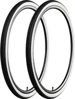 Kenda K-121-011 Fahrradreifen mit Sidewall 2 Reifen 28 x 1,75 schwarz/weiß
