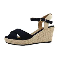 Tom Tailor Keilsandalette Blau