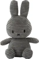 Plyšová figúrka Miffy Cord (antracitová, 24 cm) Plyšová hračka králik