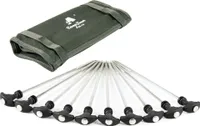 CampFeuer T-kolíky, kolíky, kolíky do země pro kempinkový stan, bivak, rybářský stan a pavilon, výběr v množství a délce (10 kusů à 30 cm)