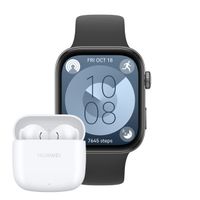 Huawei Watch Fit 3 Solo-B09S Schwarz + FreeBuds SE 2 Weiß schwarz Bluetooth Smartwatch