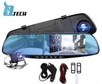 Carcare Dashcam für Auto – Front- und Rückkamera – Spiegel – Full HD / 1080p – 32 GB – mit Bewegungserkennung und Parkmodus – 170° Weitwinkelobjektiv
