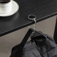 kwmobile Taschenhalter für Tisch - 2x Faltbare Antirutsch Handtaschenhalter Tisch Haken - Taschen Aufhänger - Geschenkidee Gadgets für Frauen -