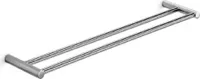 LINEABETA doppelter Handtuchhalter PICOLA, Handtuchstange 60 cm verchromt 5264.29