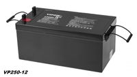 Vipow AGM Batterie Instustriequalität 12V 250Ah mit 72,5KG 500x270x250mm