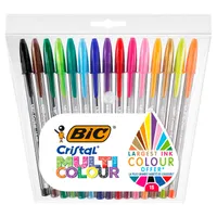 Kugelschreiber-Set Bic Cristal Multicolor 15 Stücke 0,42 mm