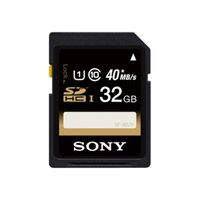 Sony SD EXPERIENCE UHS-I 40MB/s 32GB, 32 GB, SDHC, Klasse 4, 30 MB/s, Schwarz