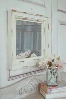 Landhause Spiegel, Wandspiegel LEONIE im antique shabby chic Stil