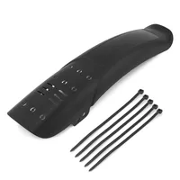 MidGard Fahrrad Schutzblech für Hinten oder Vorne E-Bike für 24-29 Zoll Fahrräder, MTB Mudguard mit 6 Kabelbinder  1 Stück