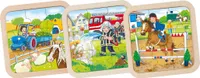 Einlegepuzzle Bauernhof, Feuerwehr,...