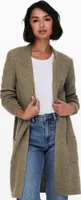 ONLY Damen Lange Strickjacke ONLJADE Cardigan Casual Mantel Gerippt | S