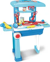 BUDDY TOYS BGP 3014 Doktor v kufříku Deluxe, 13 kusů příslušenství, příslušenství lze uklidit do kufříku na kolečkách, vyrobeno z kvalitního a odolného plastu