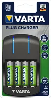 Ładowarka VARTA "Plug Charger" z 4 akumulatorami AA o pojemności 2100 mAh