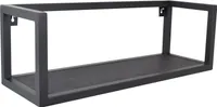 LOFT42 Vegas Wandregal - schwarz- 90x20x20