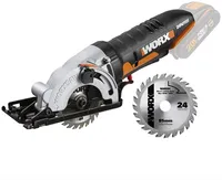 WORX WX527.9 Akku Handkreissäge Worxsaw 20V Solo- Holz Metall Keramik Kunststoff