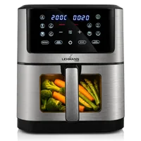 Lehmann LHODF-1880B, Teplovzdušná fritéza, 8 L, 76 °C, 200 °C, 60 min, Samostarný