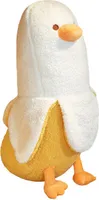 Babykissen Banana Duck Quirky Plüsch Kissen Kissen Spielzeug，50CM（A）