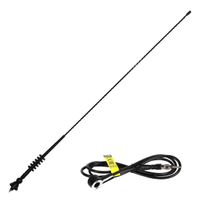 alca® Antenne 80cm extra lang Radio AM/FM Fiberglas flexibel - Neigung einstellbar 180°