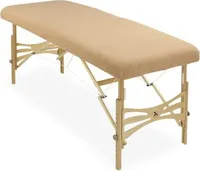 Habys Frottee Bezug für Massageliegen Spannbezug Therapieliegen Beige 60/70x180 cm