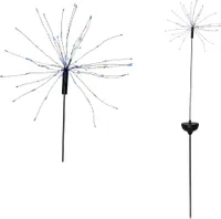 Star Trading 480-54 LED Solar Gartenstecker 90 LEDs bunt Solarstab 26x100cm