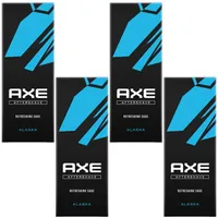 AXE Aftershave Alaska 4x 100ml After Shave Rasur Herren Männer Rasierwasser Aftershave Lotion for Men